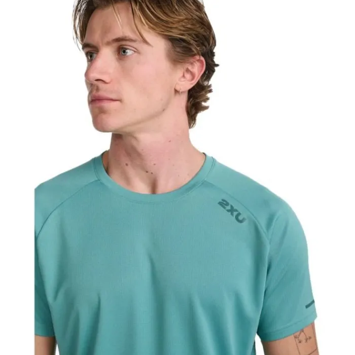 2XU T-shirt Et Manches Longues Running^Aero Tee Vert