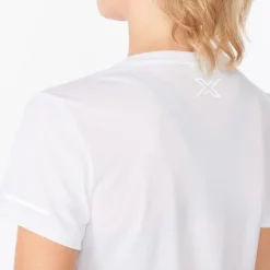 2XU T-shirt Et Manches Longues Running^Aero Tee Blanc