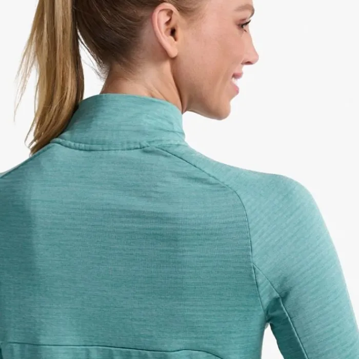 2XU T-shirt Et Manches Longues Running^Ignition 1/4 Zip Vert