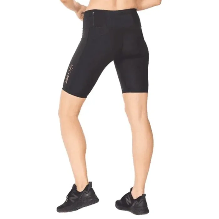 2XU Short Running^Light Speed Mid-Rise Comp. Shorts Noir
