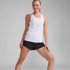 2XU T-shirt Et Manches Longues Running^Light Speed Tech Singlet Blanc