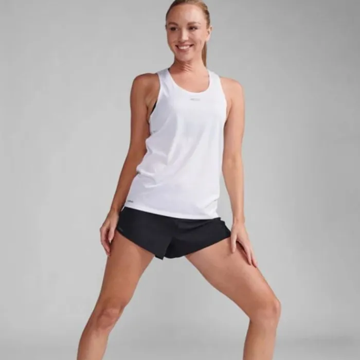 2XU T-shirt Et Manches Longues Running^Light Speed Tech Singlet Blanc