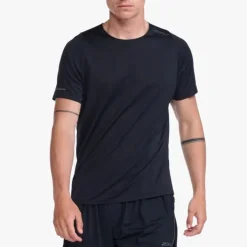 2XU T-shirt Et Manches Longues Running^Light Speed Tech Tee Noir
