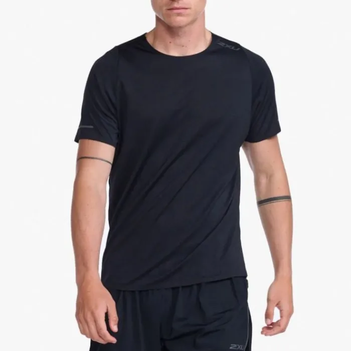 2XU T-shirt Et Manches Longues Running^Light Speed Tech Tee Noir