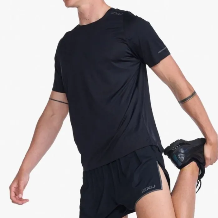 2XU T-shirt Et Manches Longues Running^Light Speed Tech Tee Noir