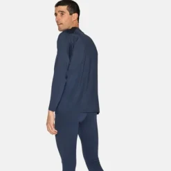Zebdia Sous Vetement Sport|T-shirt Et Manches Longues Running^Baselayer LS Tee Bleu