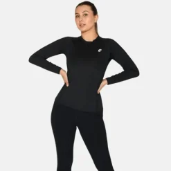Zebdia Sous Vetement Sport|T-shirt Et Manches Longues Running^Baselayer LS Tee Noir