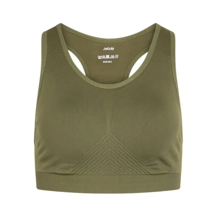 Zebdia Brassière De Sport^Seamless Bra Vert