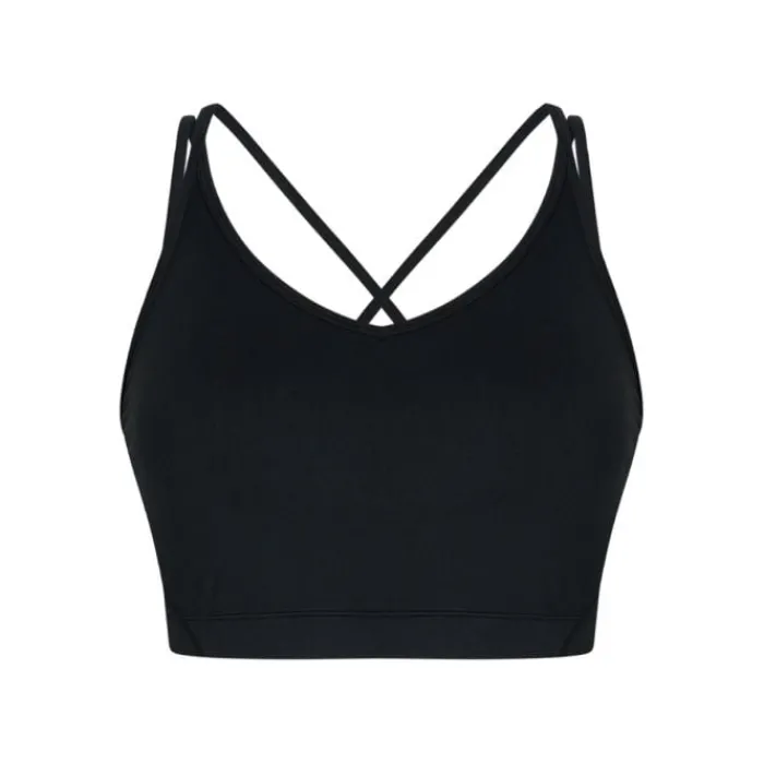 Zebdia Brassière De Sport^Sports Bra Slim Strap Noir